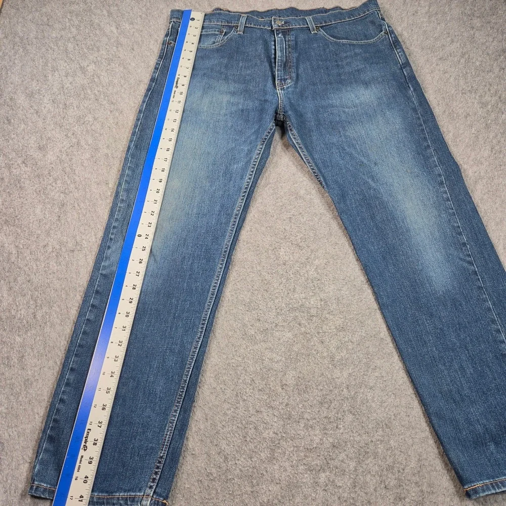 Levis 505 Regular Fit Jeans Mens 38x30 (fits 40x30) Blue Straight Leg Denim